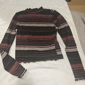 Sparkly mesh sweater barely see through